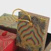 Brocade Bracelet, Rope Buckle Retro Jewelry Box; Pendant Necklace Storage for Jade and Play.