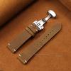 Bracelet for Seiko Vintage Leather Watch Band Stitching Cowhide Strap for Rolex Butterfly Buckle Straps 18mm 20mm 21mm 22mm 24mm