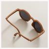 1 Set faltbare Kinder Sonnenbrille Mädchen Junge Sonnenbrillen Rund Street Beat Brillen Niedliche Baby Shades Brillen outdoor
