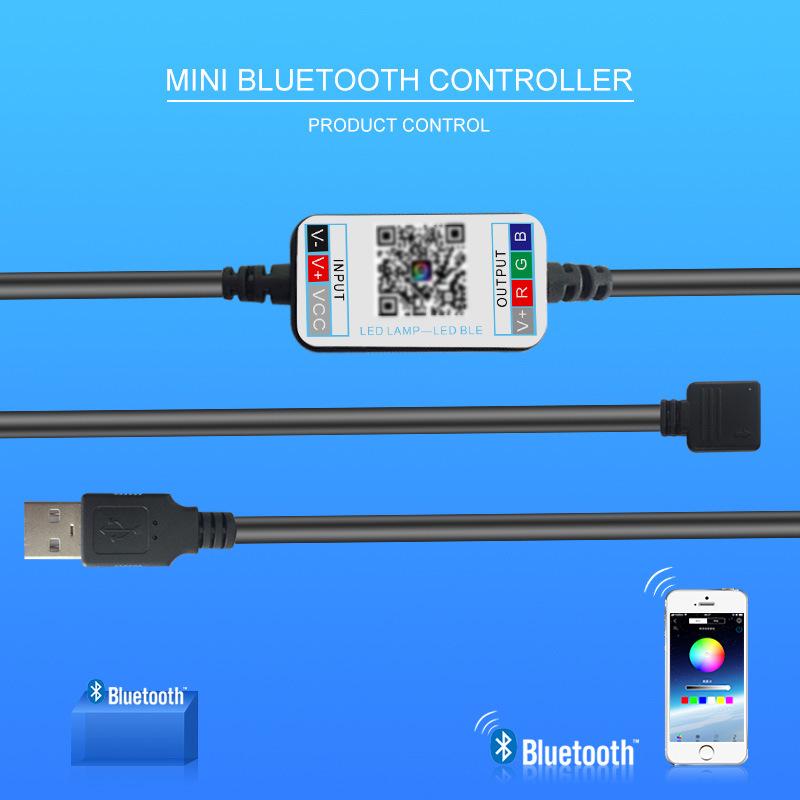 LED Mini RGB Bluetooth USB Controller with Mobile App