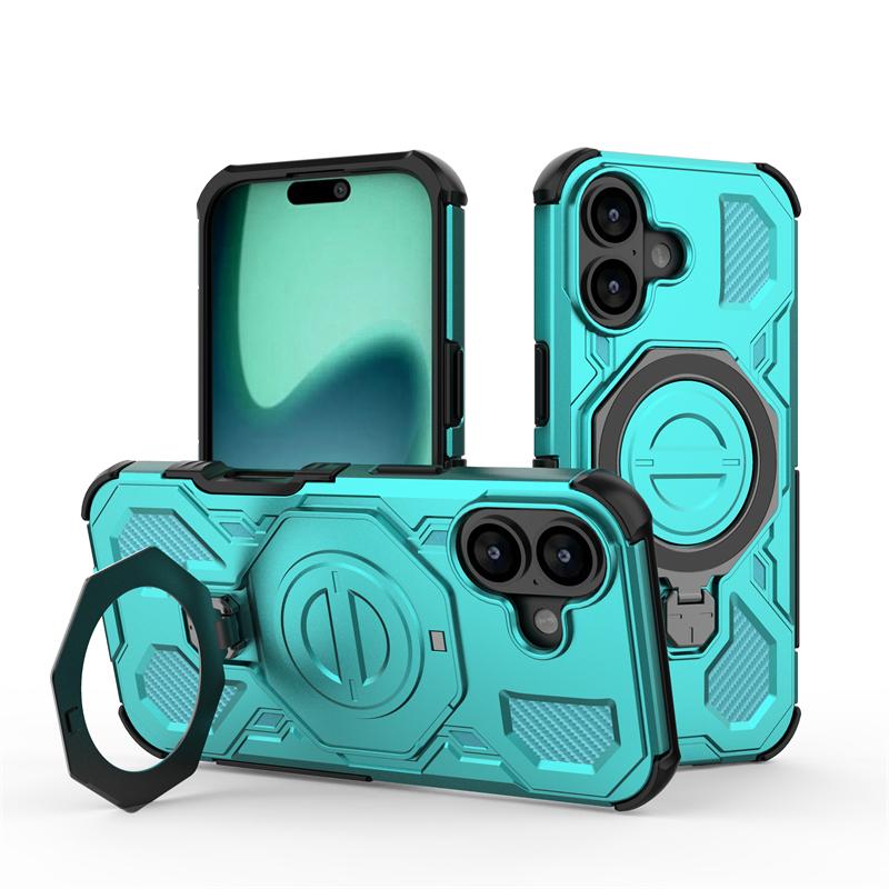 Magnetic Wireless Charge Cover For iPhone 17 Pro Max 17 Air Phone Holder Full Back Case For iPhone 17 Cover For iPhone 17 Case