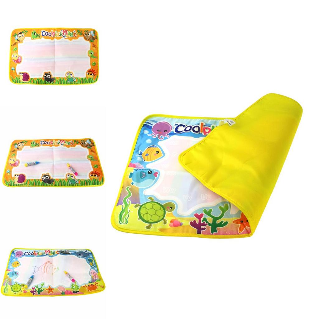 Animal Ocean Kids Water Painting Cloth 59x36cm Doodle Write Toy Educational