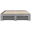 Bed Frame Gray Sonoma 135 x 190 cm Particleboard