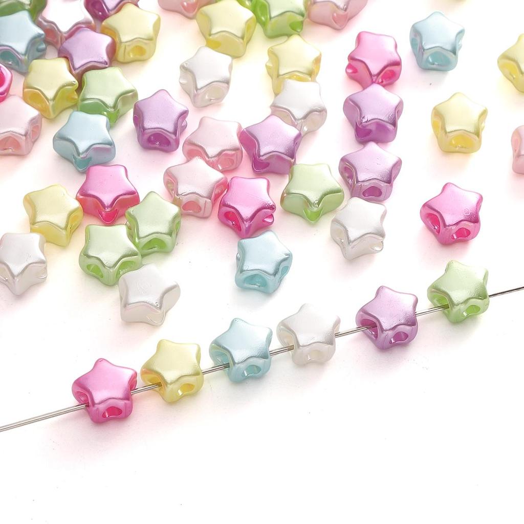 Acrylperle Fünf-Sterne Vier-Wege Perlen Für DIY Halskette Armband Ohrringe Schmuckherstellung Bastelzubehör