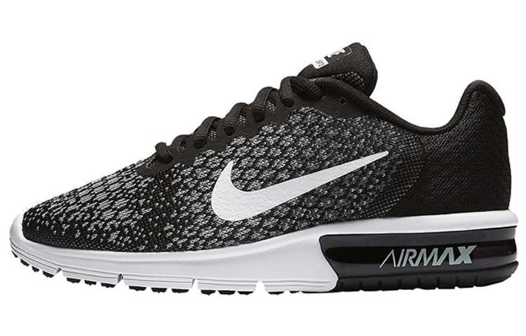 

Nike Air Max Sequent 2 Black White Dark Grey Women s 852465-002 35.5
