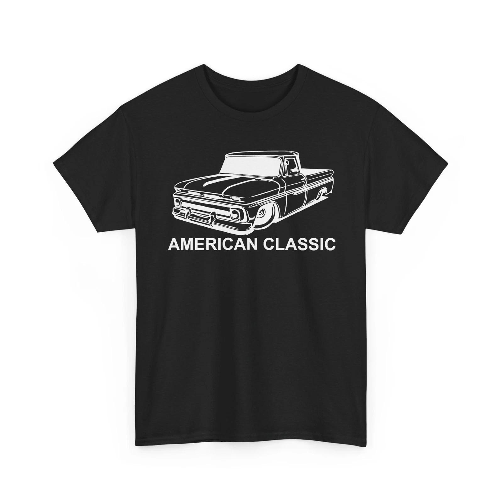 Vintage Racing C10 Hotrod Fleetside 60-66 Pickup Truck Heavy Cotton TShirt XL