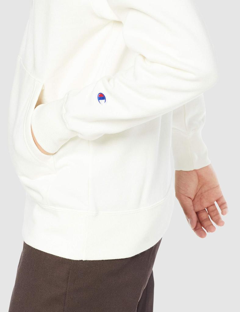 Old Model One Point Logo Pullover Sweatshirt Hoodie Basic Japan S To Japanese Size [Champion] C3-C125 Men's Off-White (Equivalent S)