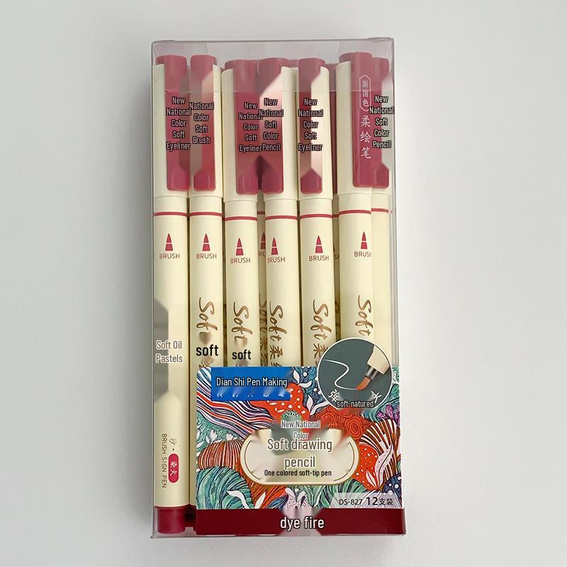XiuLi Colored Brush Pen for Calligraphy, Painting & Journaling