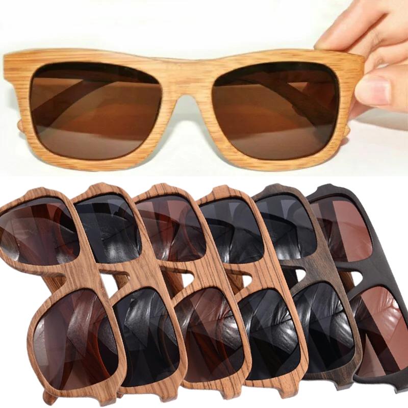 Bai Fen Bai Electronic 3C Men's Coffee 2024 Wood Bamboo Sunglasses For Wo Classic Fashion Vintage Driving Sun Glasses Boy Black Fishing Eyewear Uv400 Eyeglasses