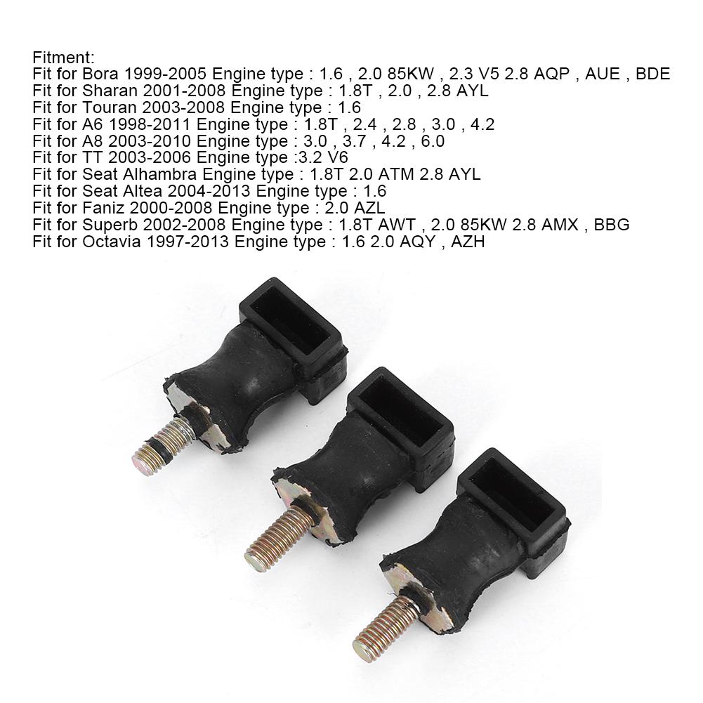 Secondary Air Pump Mount Bushings 06A133567A Fit for Seat Ibiza