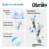usmile Whitening Toothpaste with 50 Dental Floss Sticks CN Plug (adapter Included)