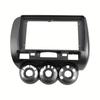 For HONDA JAZZ City 2002-2008 MANUAL AC LHD 9 Inch Car Fascia Frame Decorative Panel Mounting Auto Interior Accessories