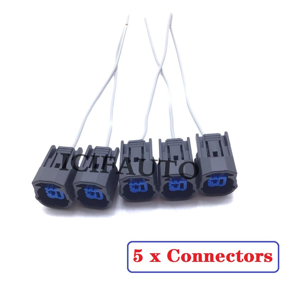 5/10 Pieces Connector of Knock (Detonation) Sensor & Horn for Honda 30530-P8F-A01,38100S04A02,30530-PRC-003,38100-S04-A02 5 Pieces