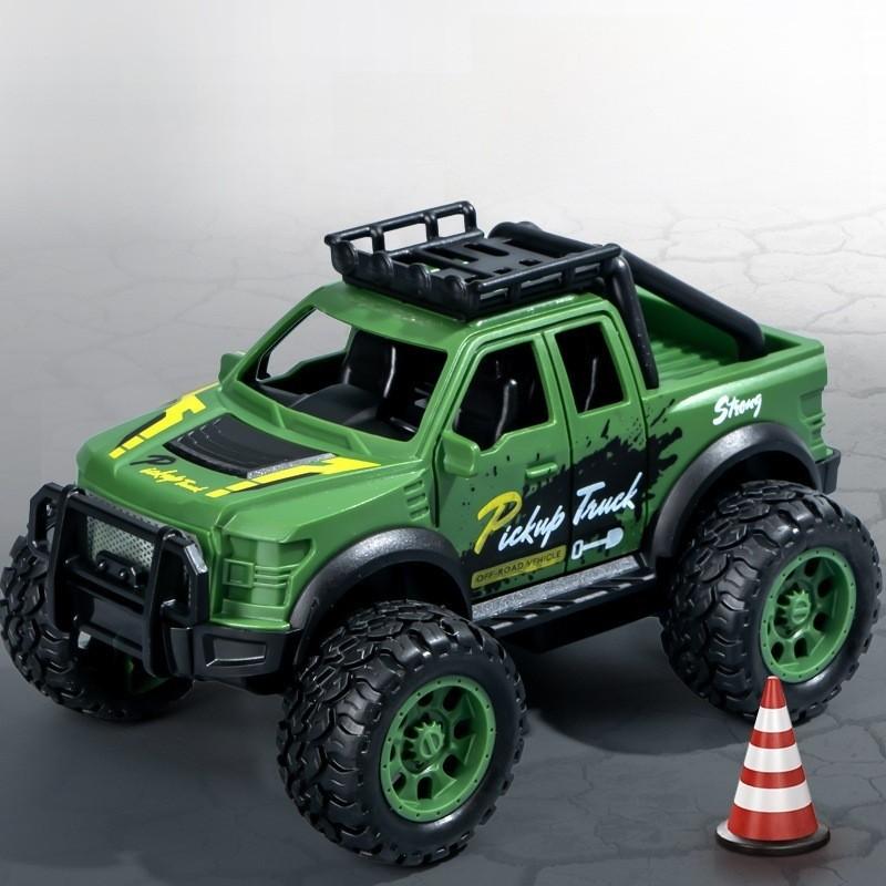 Carrinho de Brinquedo Offroad Infantil Com Tração por Inércia Para Meninos Brincadeira Interativa Presente