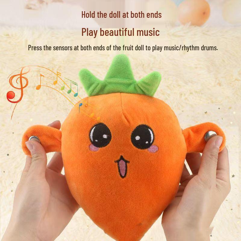 Interactive Fruit-Themed Musical Toys: Banana, Strawberry, Carrot Piano Set for Parent-Child Play