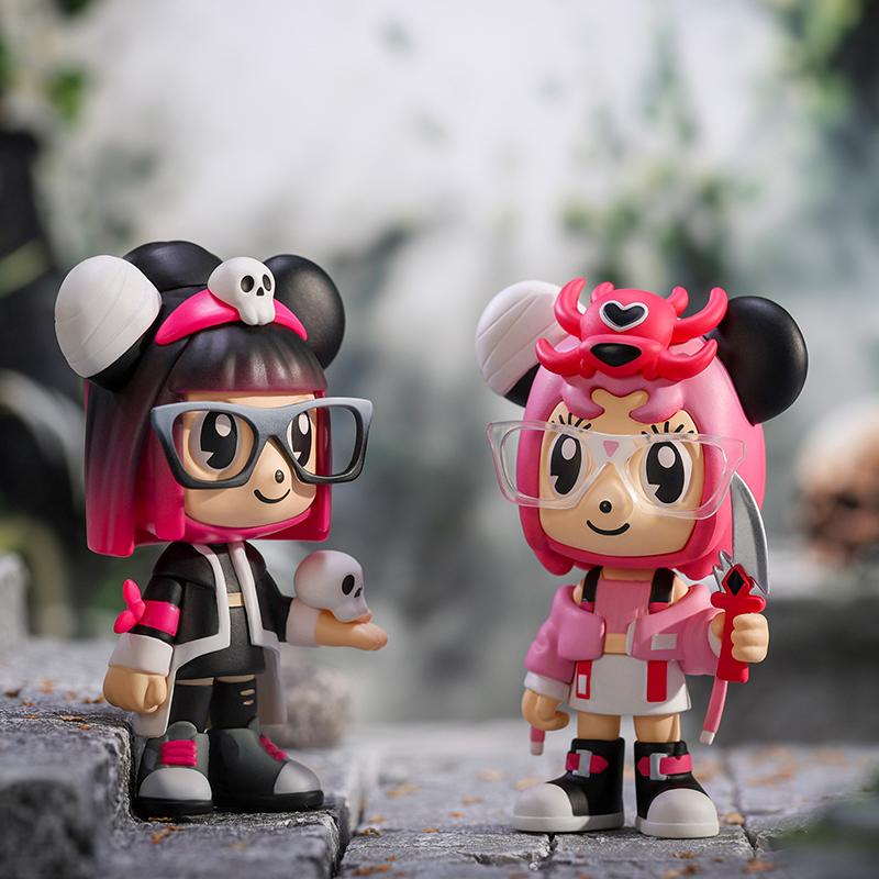 New POP MART Little Mouse Mousylittle Dream Chaser Hip Hop Collection Mystery Boxes Single Mystery Box/Full Box 12 Pcs 210900297