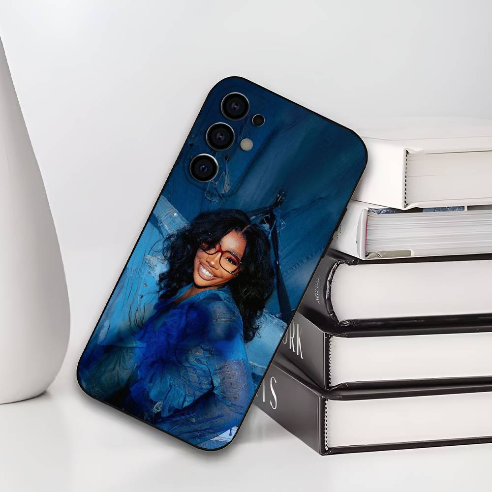 

Rapper S-SZA Phone Case For Samsung S25,S24,S21,S22,S23,S30,Ultra,S20,Plus,Soft Silicone Black Cover Samsung S30Ultra5G