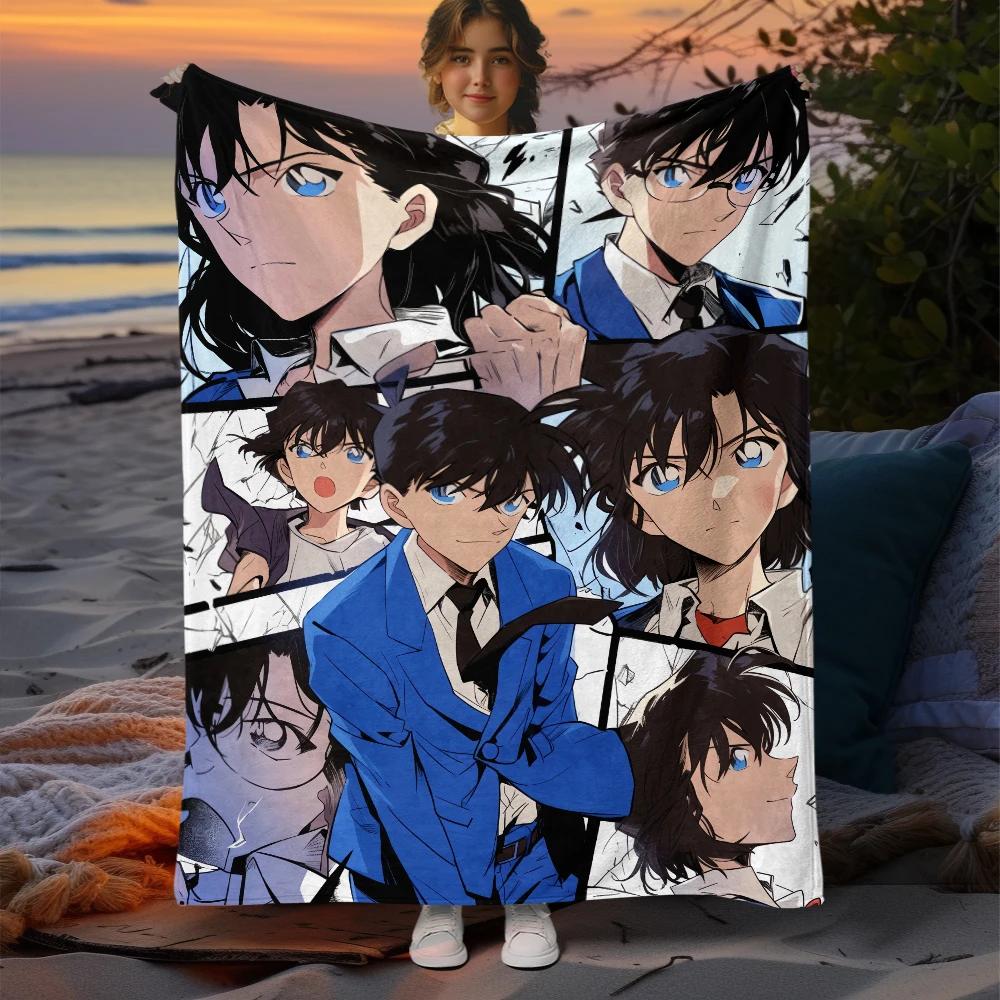 Detective Conan HD Print Blanket.Exquisite,Soft,Comfortable,Nap,travel,work,living Room,bedroom,Chair,sofa,Picnics,Blankets,Gift