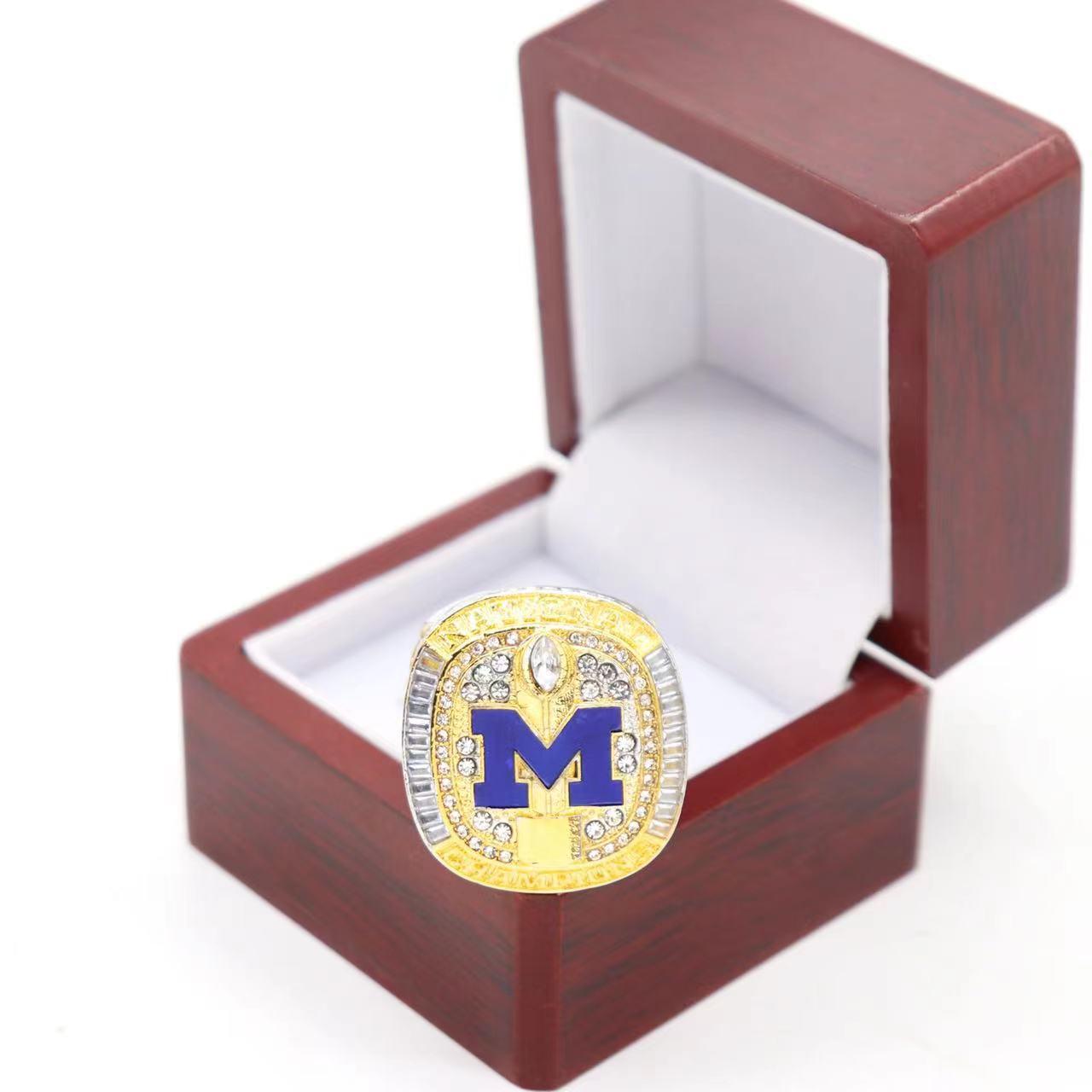2024 Michigan State Champion Ring - Eco-friendly Men s Alloy, Two-tone Size 13