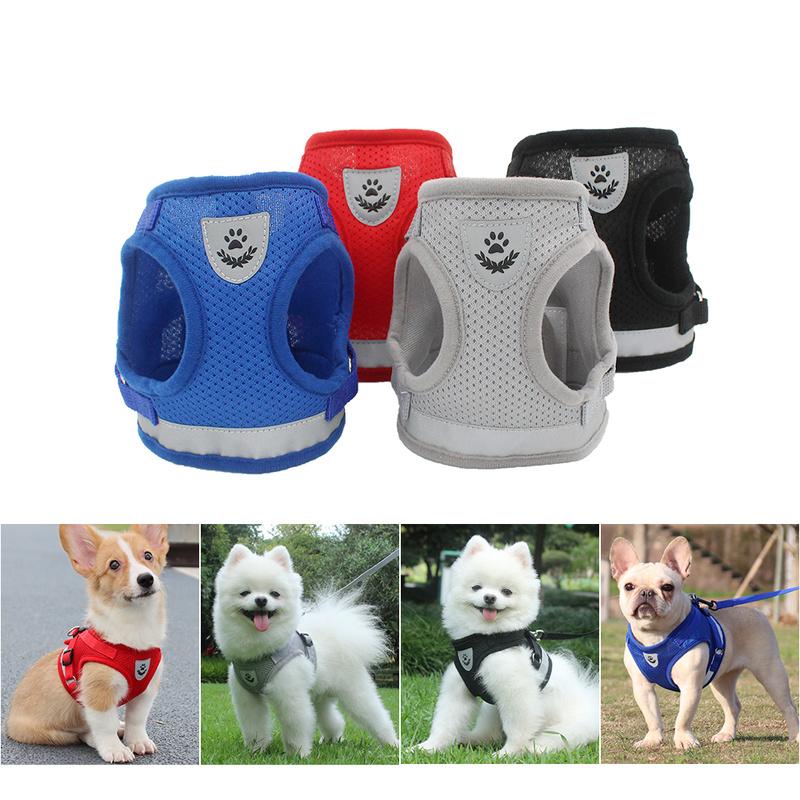 Ρυθμιζόμενο αντανακλαστικό γιλέκο με λουρί για λουρί με ρυθμιζόμενο σκύλο για κουτάβι