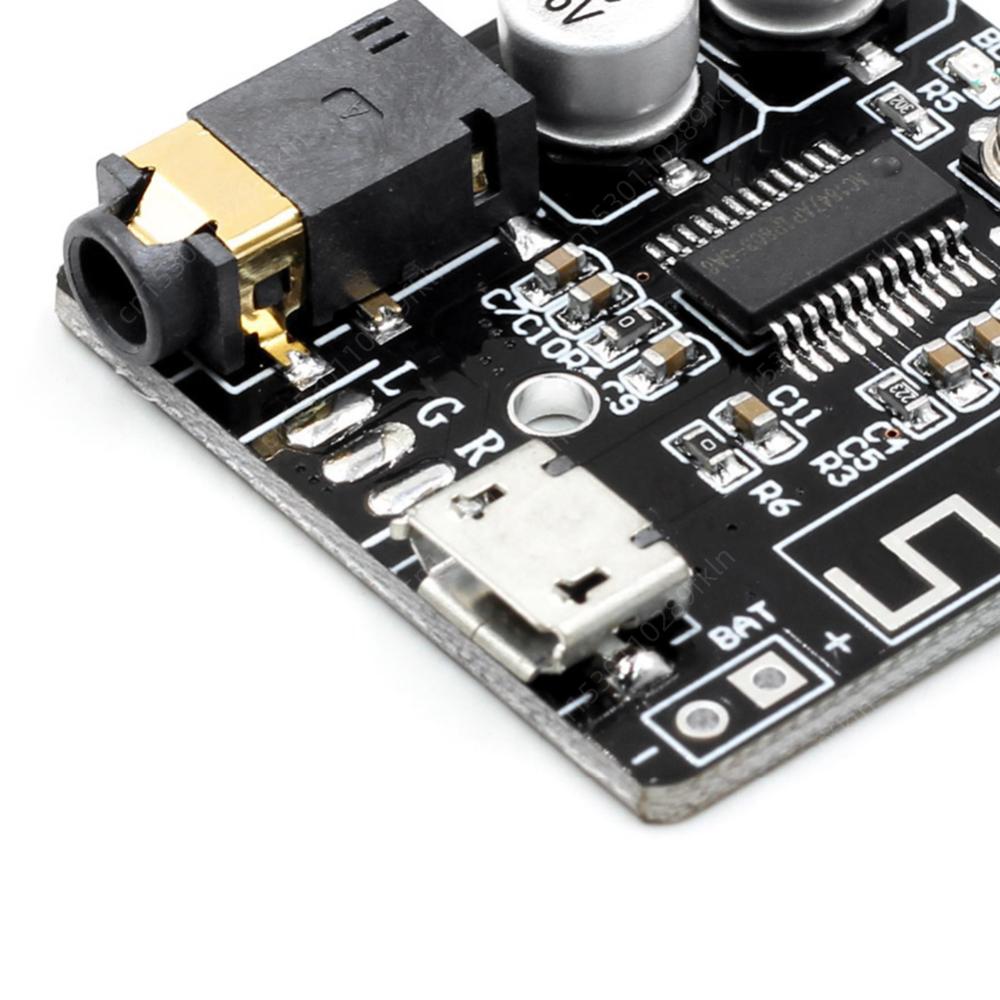1-5pcs VHM-314 Wireless Stereo Music Module Audio Aux Bluetooth-Compatible 4.1/5.0 MP3 Decoding Player Board Micro USB 5V Power