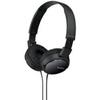 Sony MDR-ZX110-B Black Stereo Headphones MDRZX110B