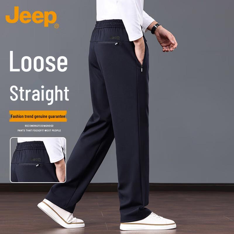 

Jeep Men s Autumn/Winter Warm Straight Leg Sweatpants