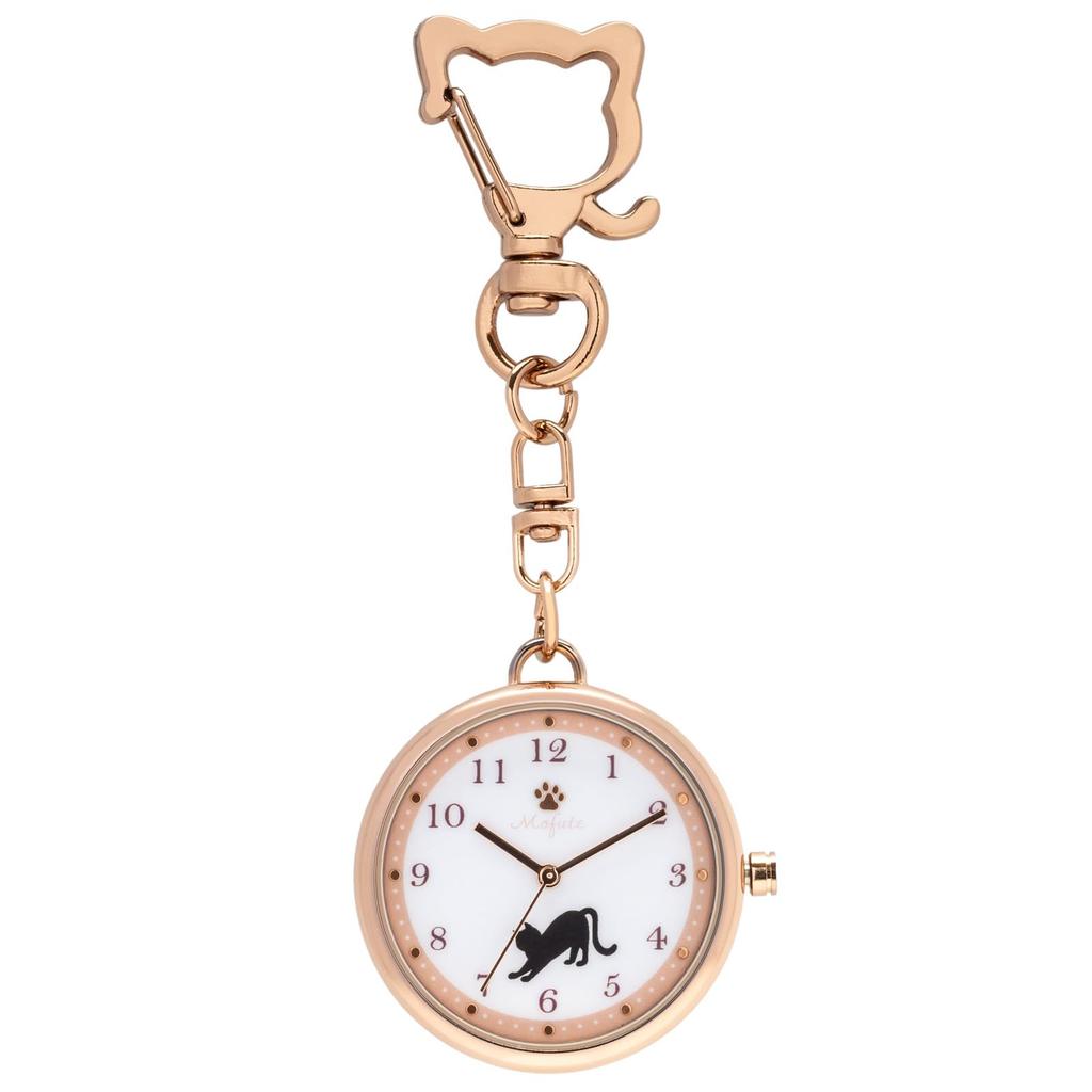 FIELD WORK Keychain Watch Cat Coffee Braun Pink Catmi JN030-5