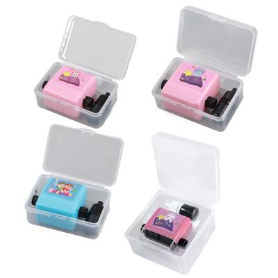 Math Practice Stamps for Kids Student Reusable Easy Operate Portable Math Roller Stamp for School