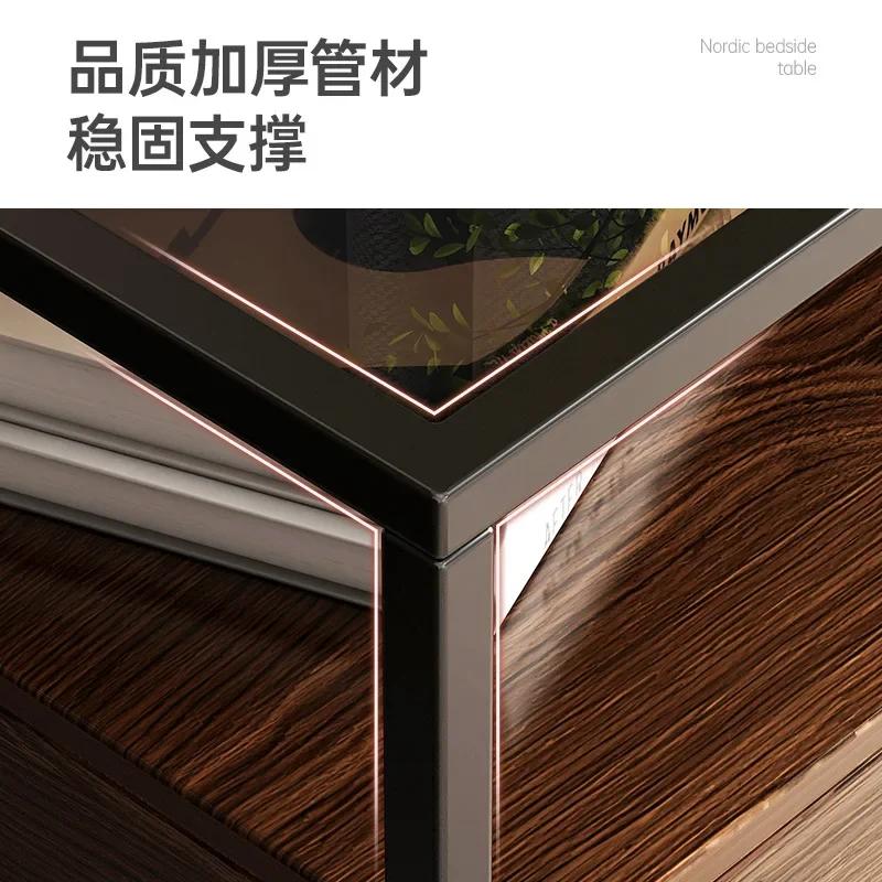 Luxury Bedside Nightstands Modern Wooden Italian Drawers Minimalist Nightstands Table Tall Aesthetic  Bedroom Furniture