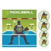 Professional Pickleballs Practice Mat with Shock Absorption Layer Pickleballs Practice Pad for Various Skill Levels
