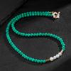 Natural stone pearl necklace, Xiaomi pearl collarbone chain, bead necklace, Bohemian style jewelry