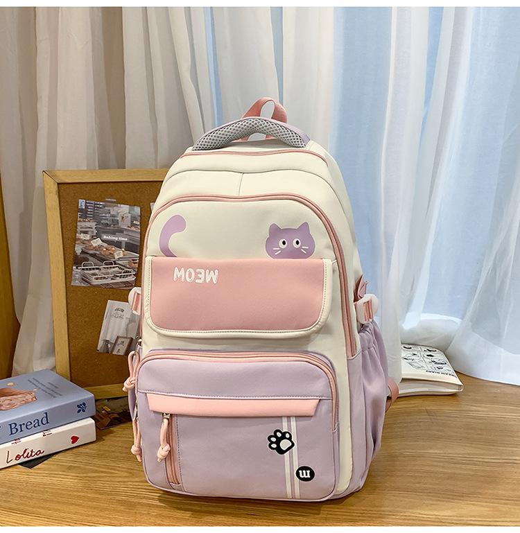 Rugzak Schooltas Meisje Rugzak Voor Kinderen Kind Kind Tiener Vrouw Klas Schooltas Basisschool Vrouwen Rugzak Tiener Boekentas Set