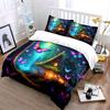 Magical Butterfly Forest Decor Set Soft Skin-Friendly Bedding Set Includes 1 Duvet Cover And 2 Pillowcase Gift