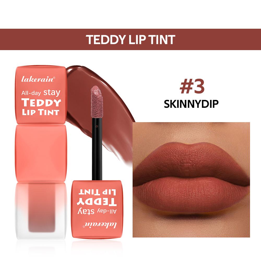 

Тинт для губ Teddy Tint, цвет для губ, блеск для губ, суперстойкое окрашивание 12 часов, матовая текстура, водостойкая помада-тинт, косметика