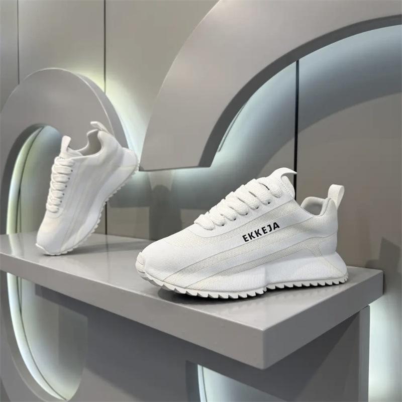 New dad shoes summer cloth surface breathable and comfortable sports and leisure lace-up aj 38 белый