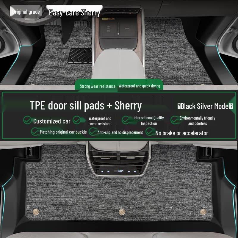 2026 BYD Seal 07 EV Full Coverage TPE Floor Mats - Flash Charge Version
