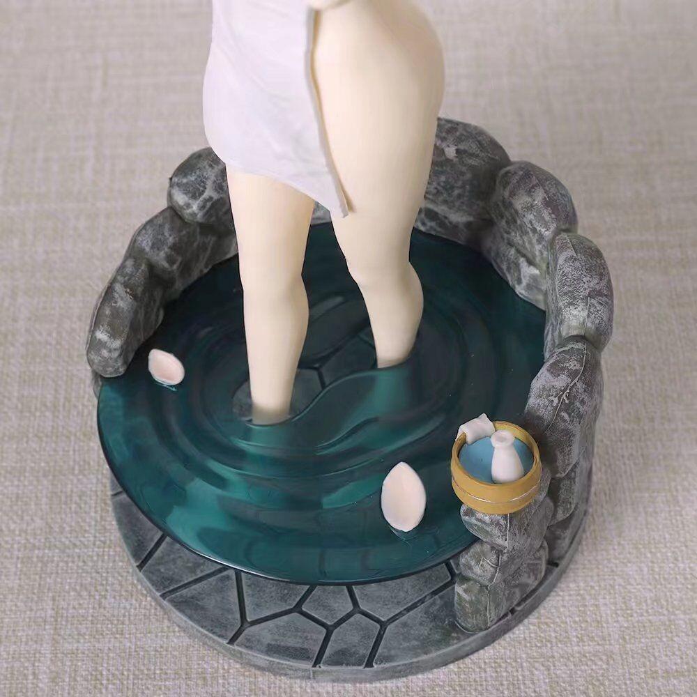 Anime Mechani-kai Nier 2B Bathing Scene 2D Beautiful Girl Figure Ornament