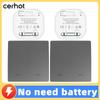 Battery-free, Waterproof, Self-powered Smart Switch; Wireless and Adhesive, Remote Control for Easy Household Use.
