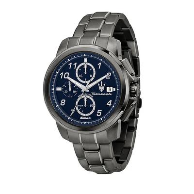 Successo Limited Edition Chronograph Stainless Steel Blue Dial Solar R8873645006 Men's Watch