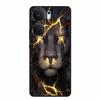 For Vivo iQOO Neo9 Pro Case TPU Silicone Soft Back Cover for Vivo iQOO Neo9 Neo 9 Black Fashion Cool Animals Coque Lion Tiger