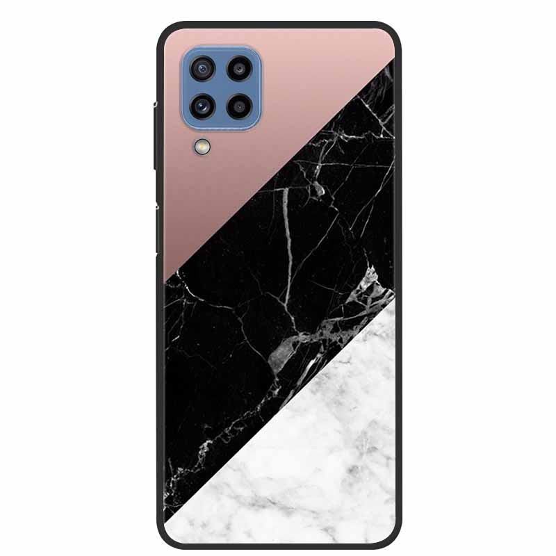 For Samsung Galaxy A12 Case Marble TPU Silicone Soft Phone CoverFor Samsung Galaxy M12 Case Samsung F12 Protector Gift New Para