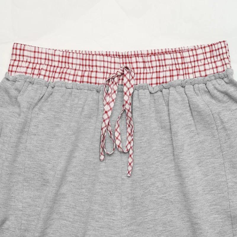 Sports Sweatpants Loose Wide-leg Elastic Waist Trousers High-waist Casual Pants for Women 2025 New