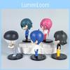 Blue Lock Pvc Anime Desk Ornament With With Isagi Yoichi Bachira Meguru Character For Fans And Collectors