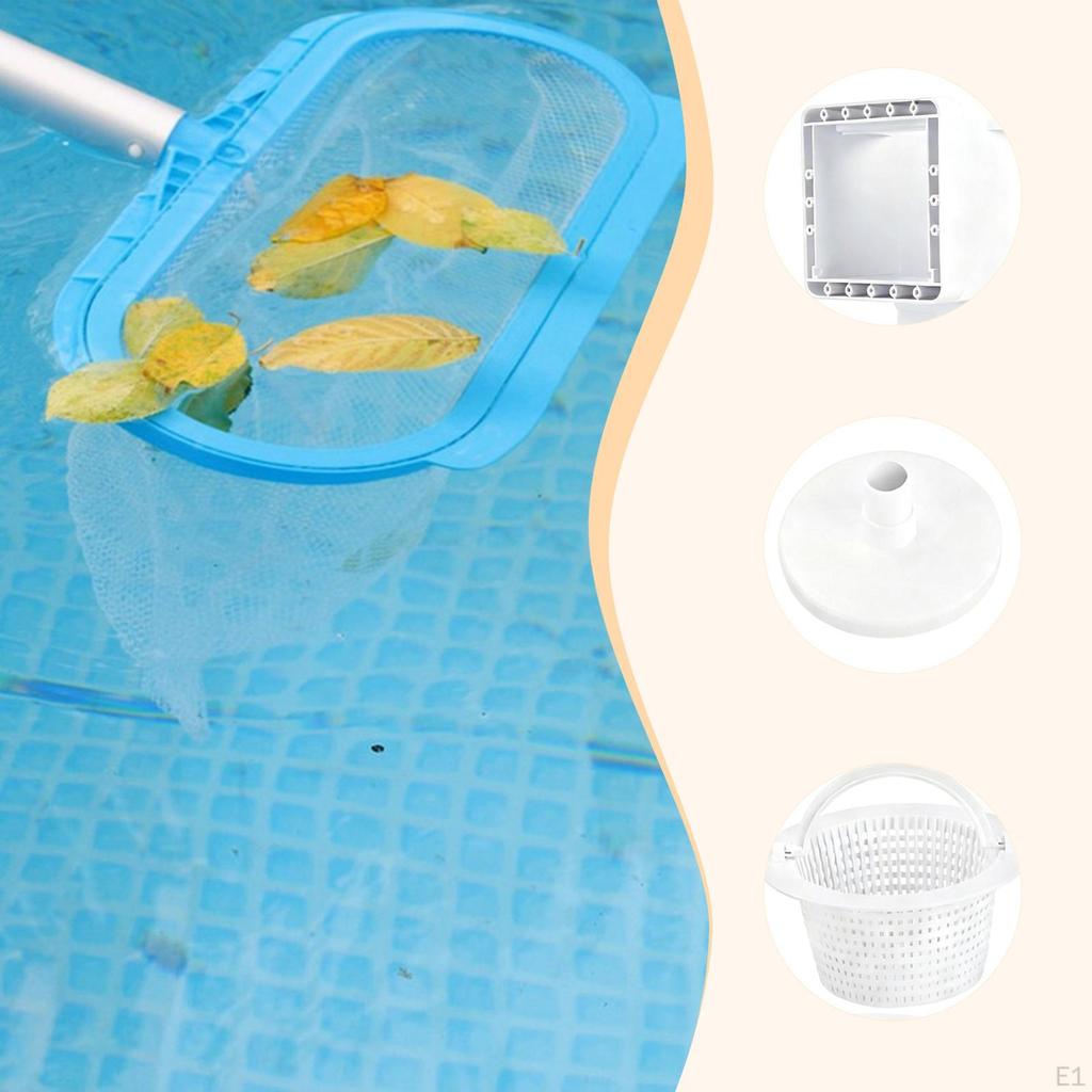 Above Ground Pool Skimmer with Accessories Professional Wide Mouth Cleaning Set Repair Parts