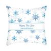 Ice and Snow Series Christmas Pillowcase, Blue Ice and Snow Ins Windblown Hair Pillowcase, American Cushion