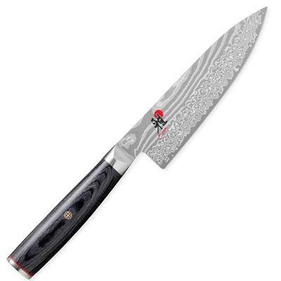 MIYABI Gyuto 160mm Vyrobeno v Damašku Šéfkuchařský nůž Střední meč Kuchyňský nůž Vícevrstvá ocel Nerezová ocel Vyrobeno v Seki Prefektura Gifu Japonský