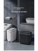 Crevice Smart Induction Trash Can: Multi-Scene, Low-Noise, Slow-Close, Waterproof, Odor-Proof Trash Bin.