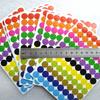 880pcs/10 Sheet 10mm Round Spot Circles Sealing Stiker Paper Labels Coloured Dot Stickers Adhesive Package Label Gift