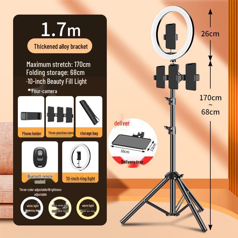 Mobile Tripod Stand for Live Streaming and Selfies